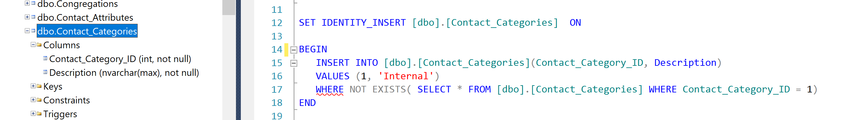 Sql Not Exists